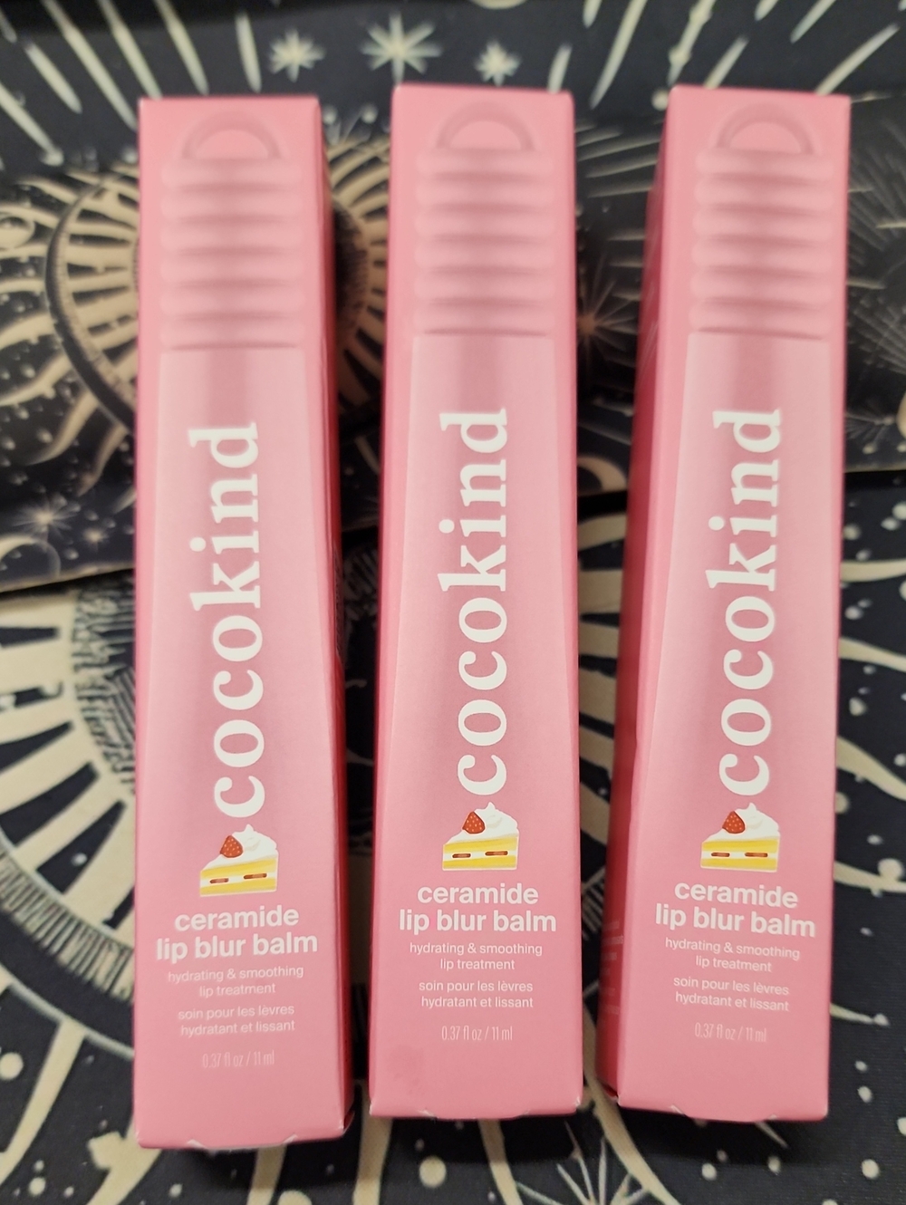 Cocokind Ceramide Lip Blur Balm Lip Treatment Soft Pink Strawberry Shortcake NIB